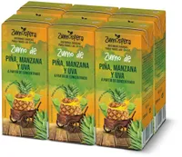 Zumo de piña, manzana y uva
