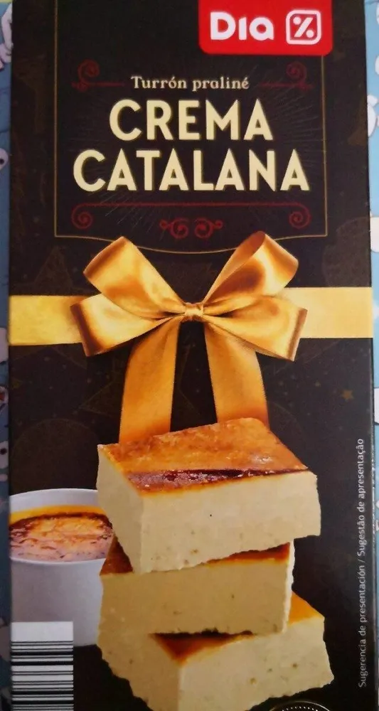 Turrón crema catalana