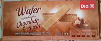 Wafer recheado sabor Chocolate e Avelã