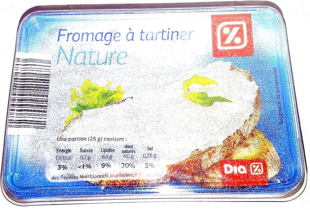 Fromage à tartiner Nature