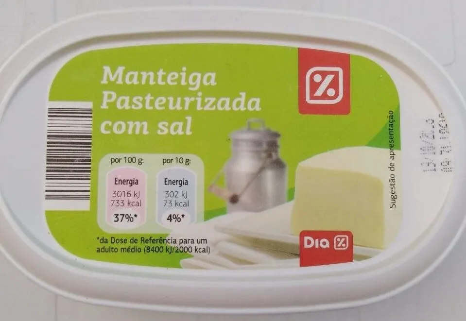 Manteiga Pasteurizada com sal