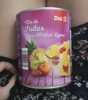 Mix de frutas en almíbar ligero