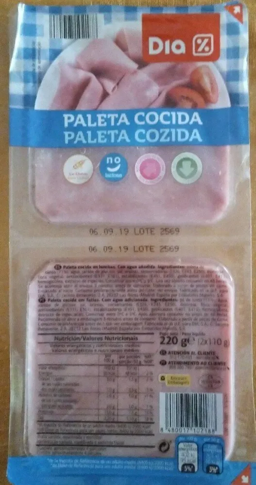 Paleta cocida