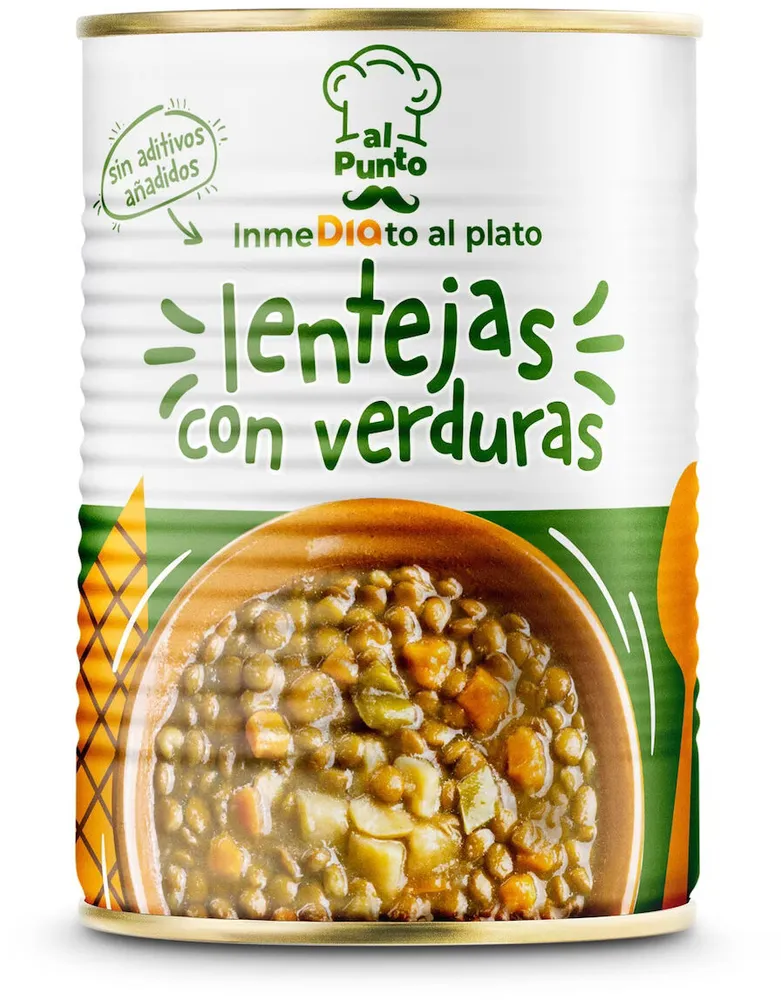 Lentejas con verduras