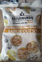 Mini Tortitas de Maíz y Arroz Sabor Queso