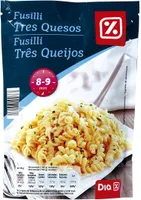 Fusilli tres quesos
