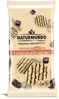 Tortitas de maíz con chocolate negro