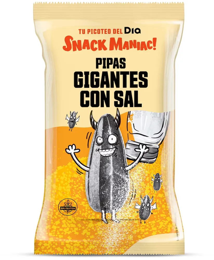 Pipas gigante con sal