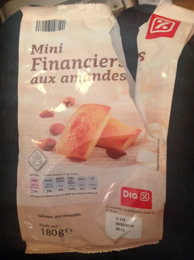 Mini Financiers aux Amandes