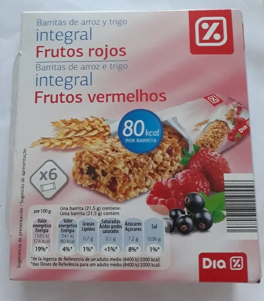 Barre aux fruits des bois