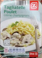 Tagliatelle Poulet, crème champignons