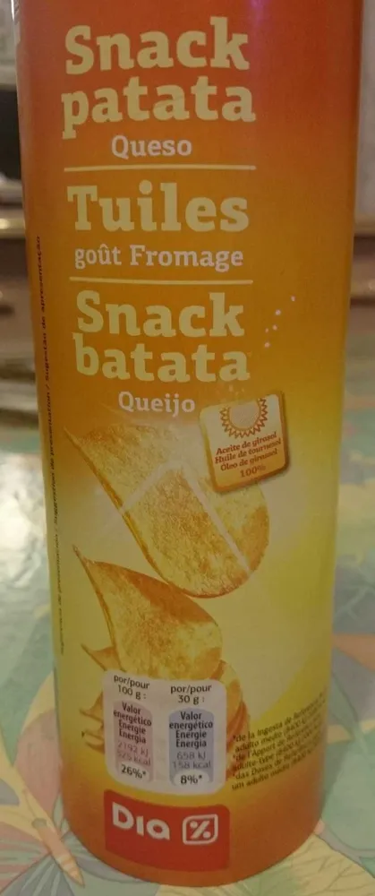 Tuiles goût Fromage