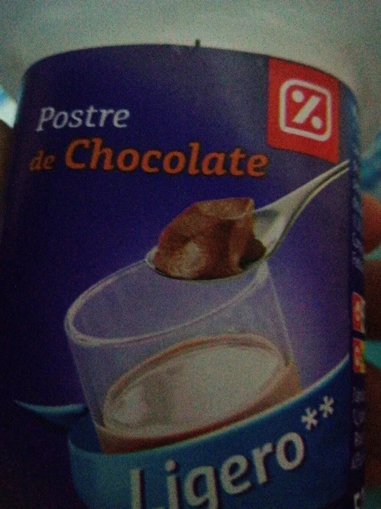 Postre de chocolate ligero