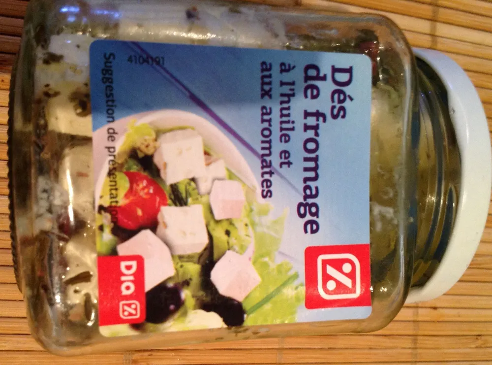 Dés de Fromage à l'Huile et aux Aromates