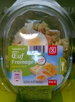 Salades et pâtes oeuf fromage