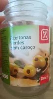 Azeitonas verdes sem caroço