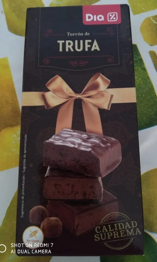 Turrón de trufa
