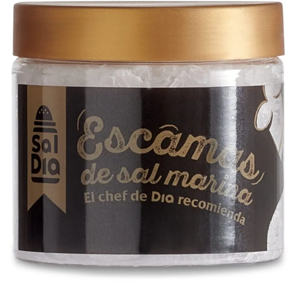 Escamas de sal marina