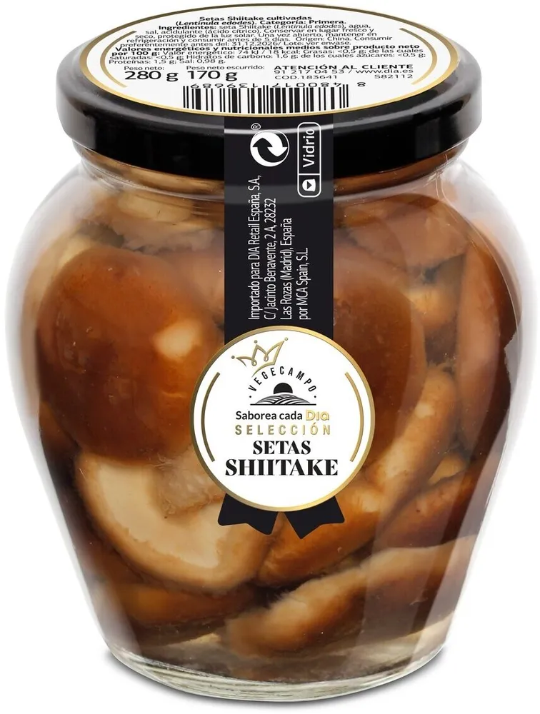Setas shiitake