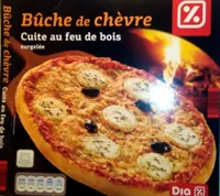 Bûche de chèvre surgelée cuite au feu de bois