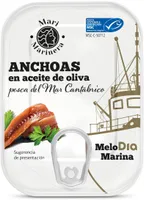 Filetes de anchoas en aceite de oliva
