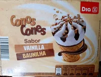 Conos sabor vainilla