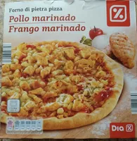 Pizza pollo marinado