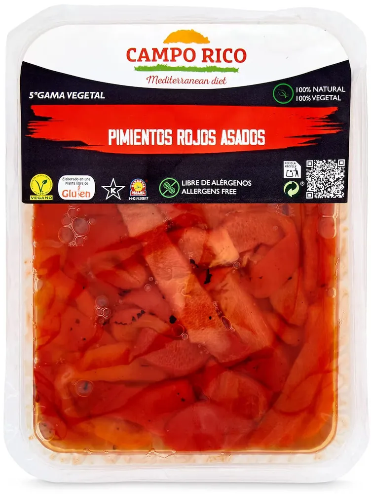 Pimientos rojos asados