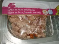 Tiras de pavo ahumadas
