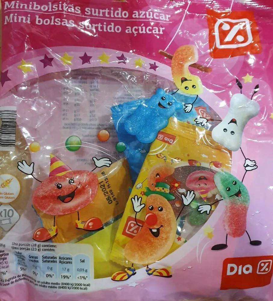Minibolsitas surtido azucar
