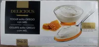 Yogur estilo Griego con Miel