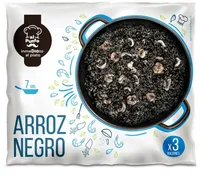 Arroz Negro con calamar y gambas