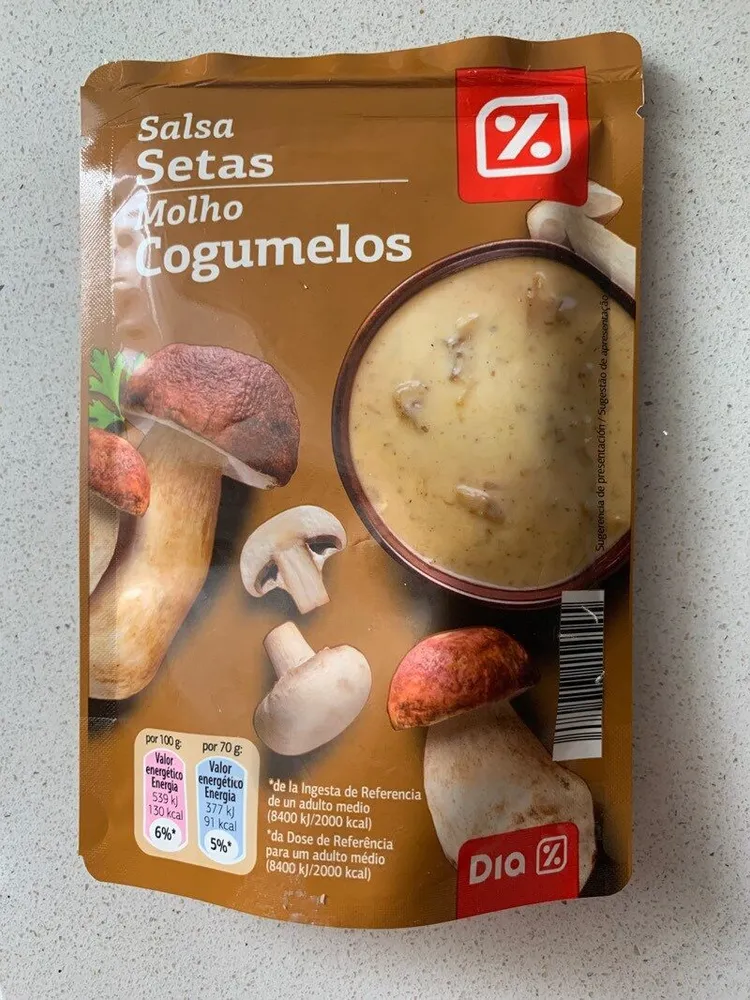 Salsa setas