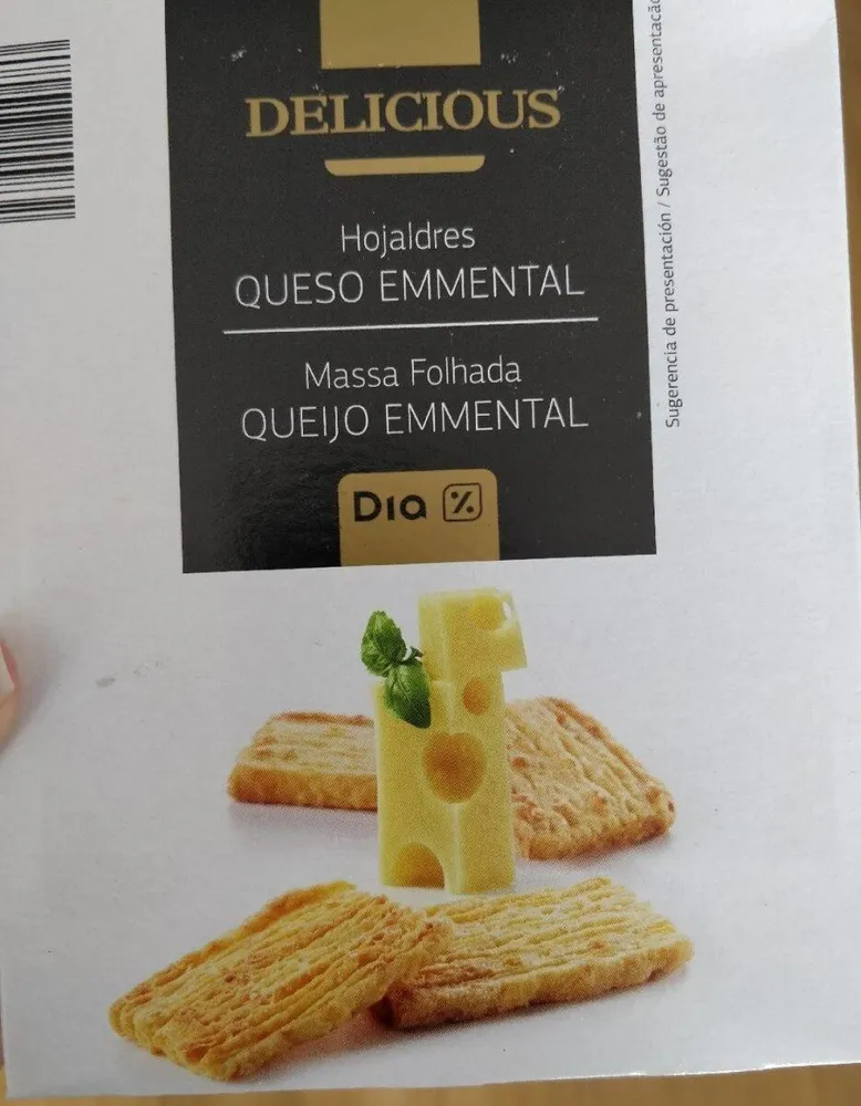 Hojaldres queso emmental