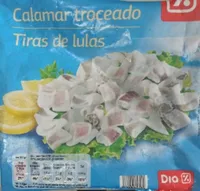 Calamar troceado
