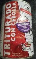Tomate triturado con cebolla