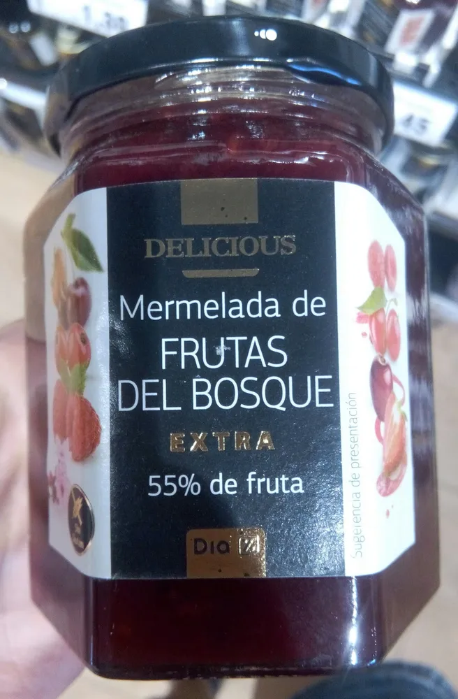 Mermelada de frutas del bosque