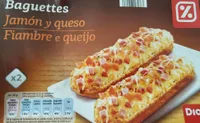 Baguettes, Fiambre e queijo