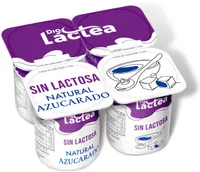 Yogur sin lactosa azucarado natural