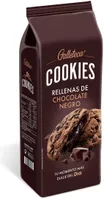 Cookies rellenas de chocolate negro