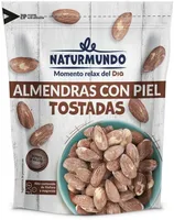 Almendras con piel tostadas
