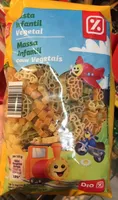 Pasta infantil vegetal