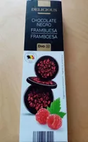 Chocolate negro con frambuesa