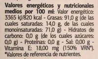Aceite de Oliva Virgen Extra Variedad Arbequina
