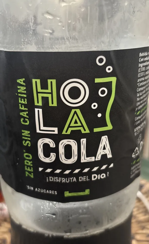 Hola Cola Zero Sin Cafeína Dia
