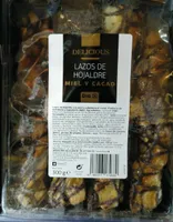 Lazos de hojaldre miel y cacao