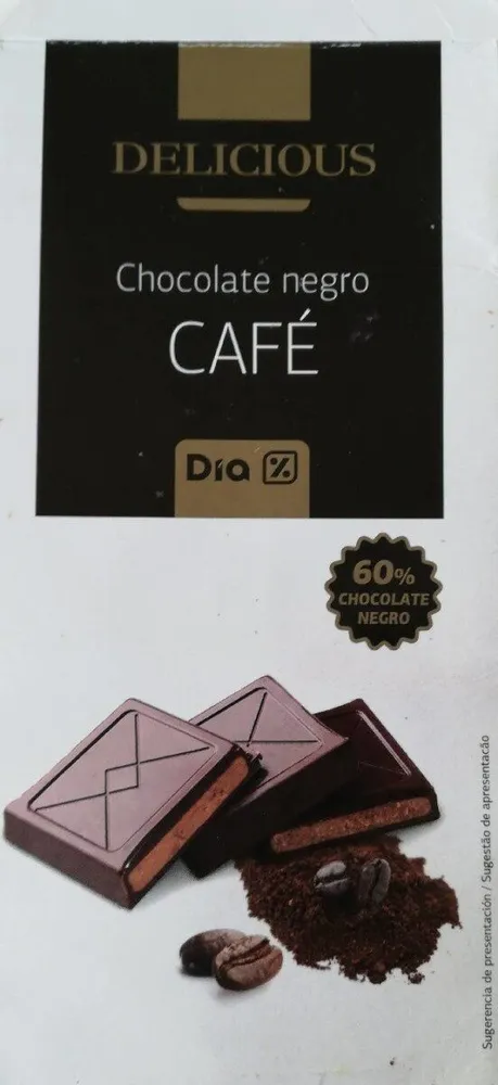 Chocolate negro Café