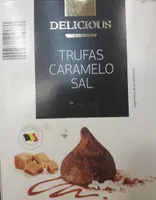 Delicious trufas caramelo sal