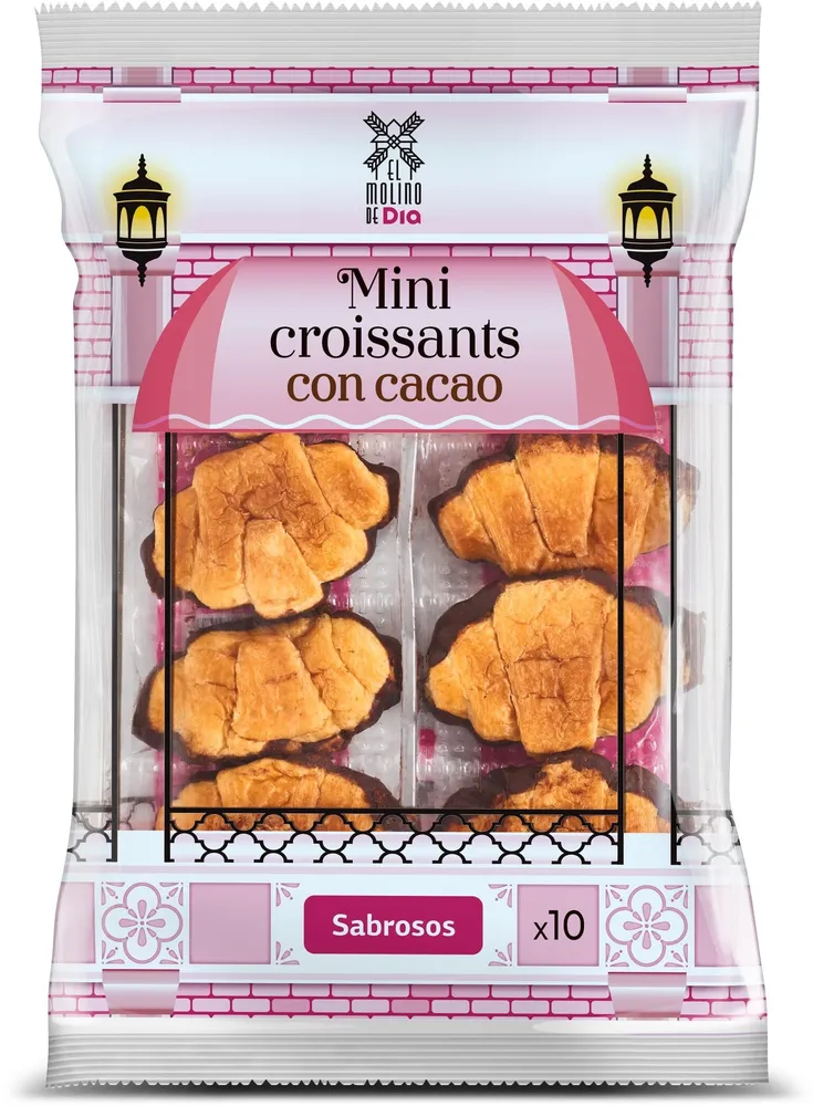 Mini Croissants con Cacao