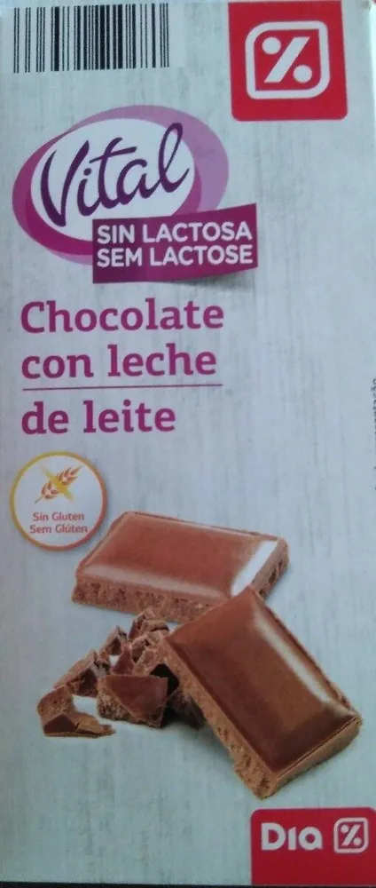 Chocolate con leche Sin Lactosa